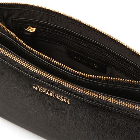 michael kors double zip phone crossbody|double zipper crossbody purse.